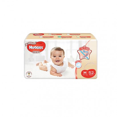 Huggies �۰���沬��װֽ���M��52Ƭ